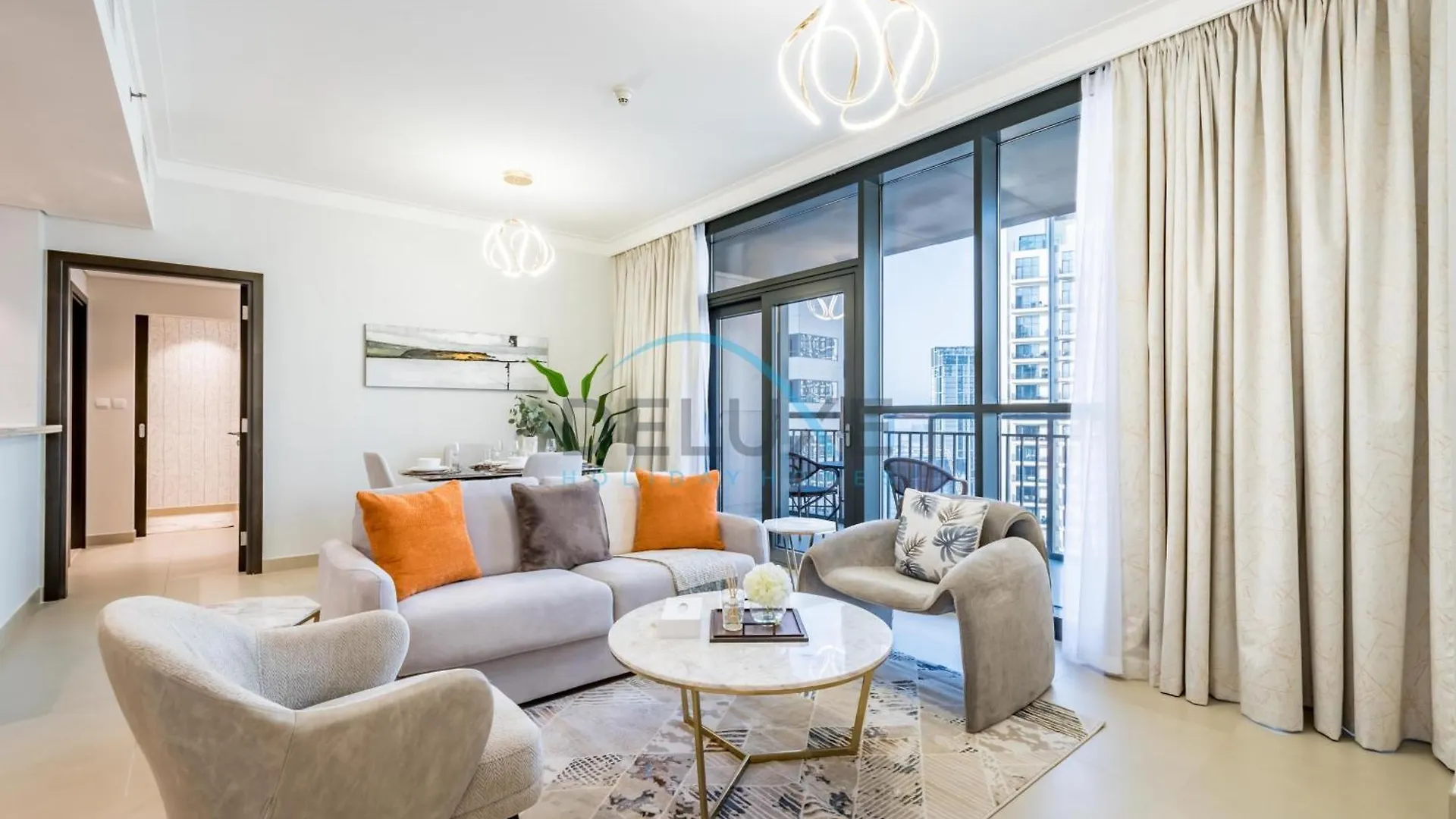 Luxurious 1Br Apartment In The Dubai Creek Residences North Tower 1, Creek Harbour By Deluxe Holiday Homes